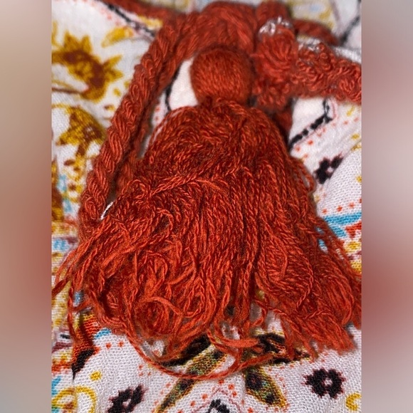 Ivory Love‎ Cold Shoulder Floral Babydoll Top Women S Boho Dainty Breathable - Picture 4 of 11